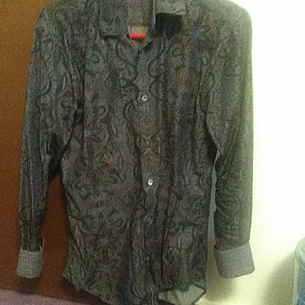 Mens Shaped fit Bugatchi Shirt